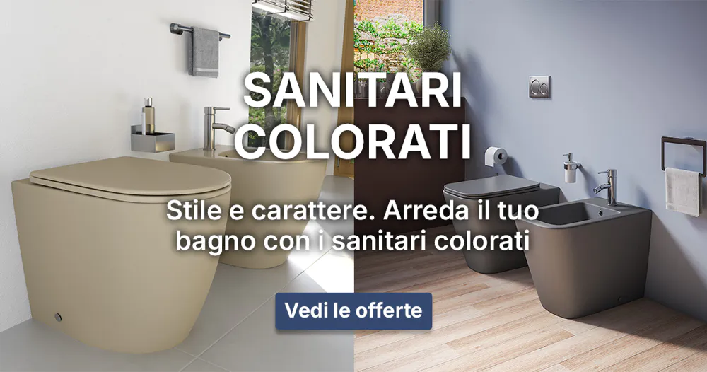 Offerta Ottobre 2025 Parama Arredo Bagno - Sanitari colorati